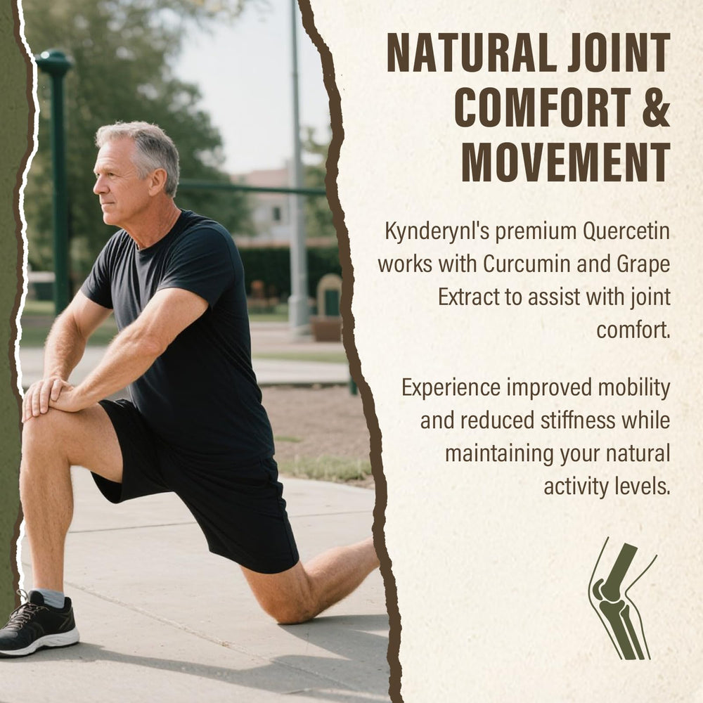 Kynderynl Quercetin 1000mg softgels for daily use in active lifestyles