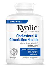 Kyolic Aged Garlic Extract bottle front view for daily cardiovascular support.