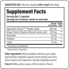 Kyolic Aged Garlic Extract 102 bottle pour demonstrates easy, odorless daily use