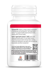 Kyolic Aged Garlic Extract 109 odorless capsules on bottle demonstrating gentle digestion benefits.