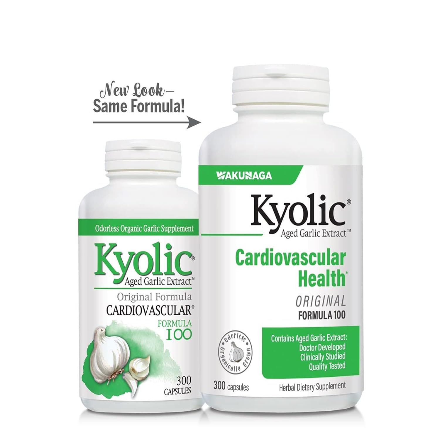Kyolic brand Kyolife packaging signals trusted Wakunaga science-backed supplements.