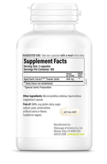 Kyolic Cardiovascular Formula 300 capsules close-up highlighting easy swallowing.