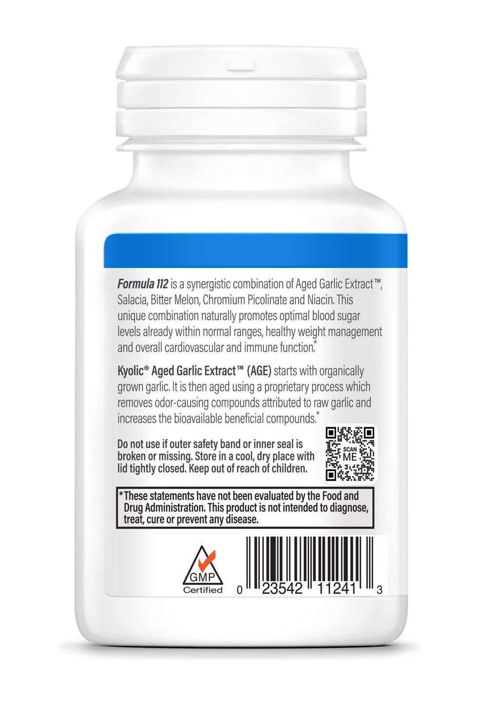 Kyolic Chromium Picolinate Niacin panel highlighting metabolic support.