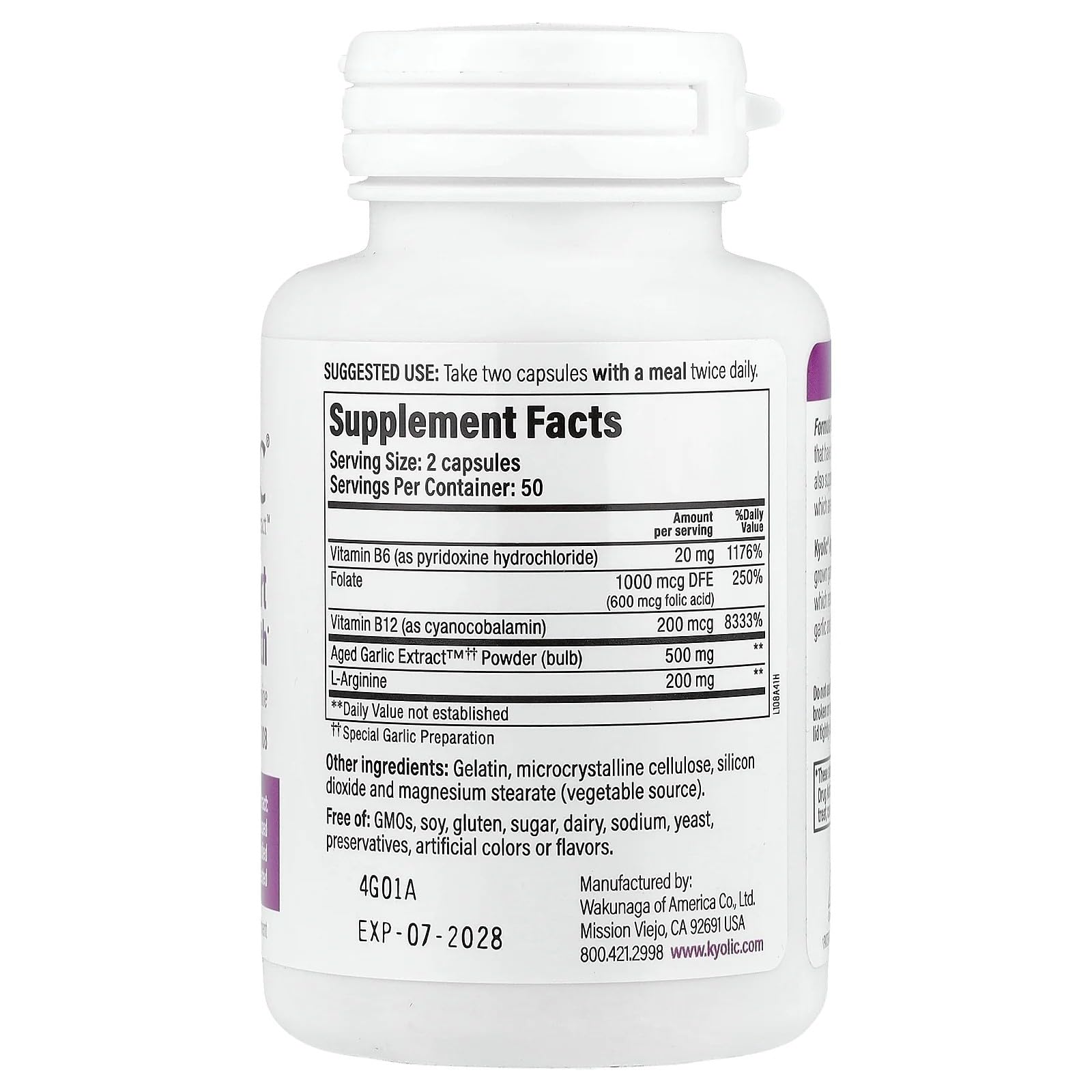 Kyolic CoQ10 Cardio Support tablets featuring CoQ10 for energy and heart health.