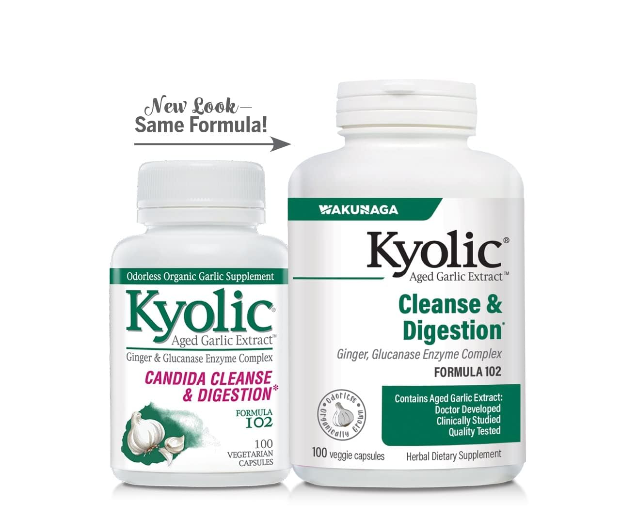 Kyolic Formula 102 bottle in daily routine context for immune and detox support