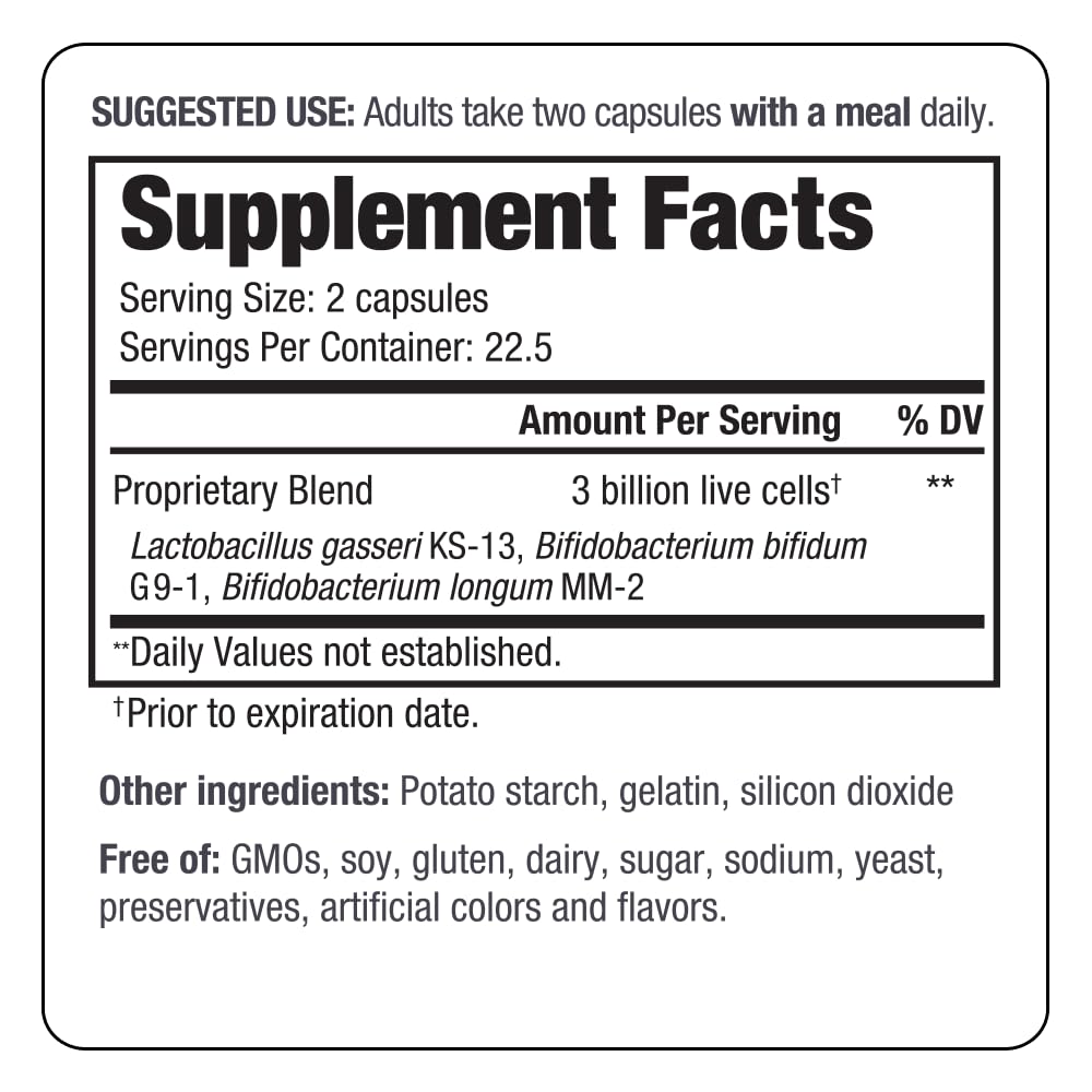 Travel-friendly packaging for daily probiotic use during trips.
