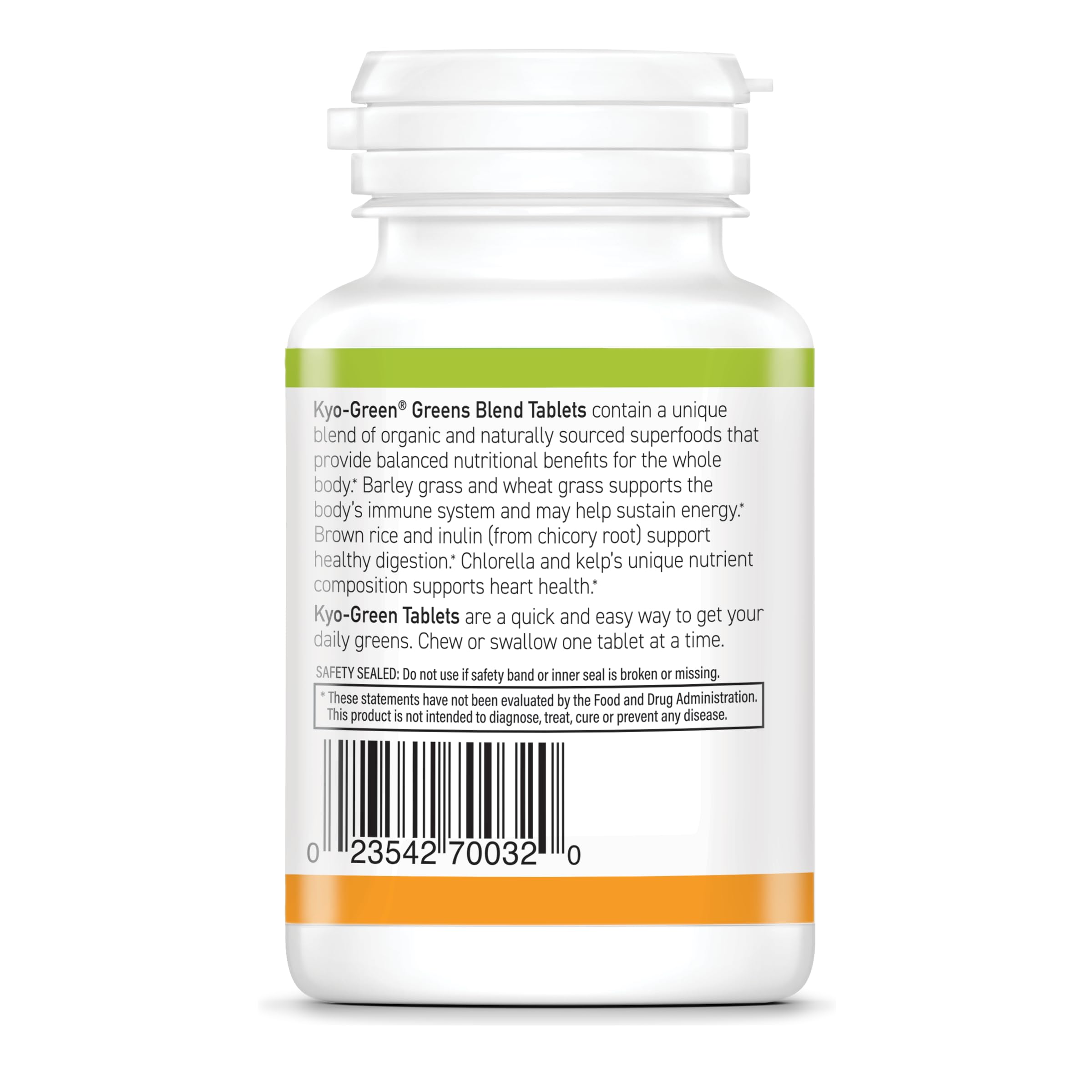 Kyolic Kyo-Green sea kelp source supporting balanced daily greens.