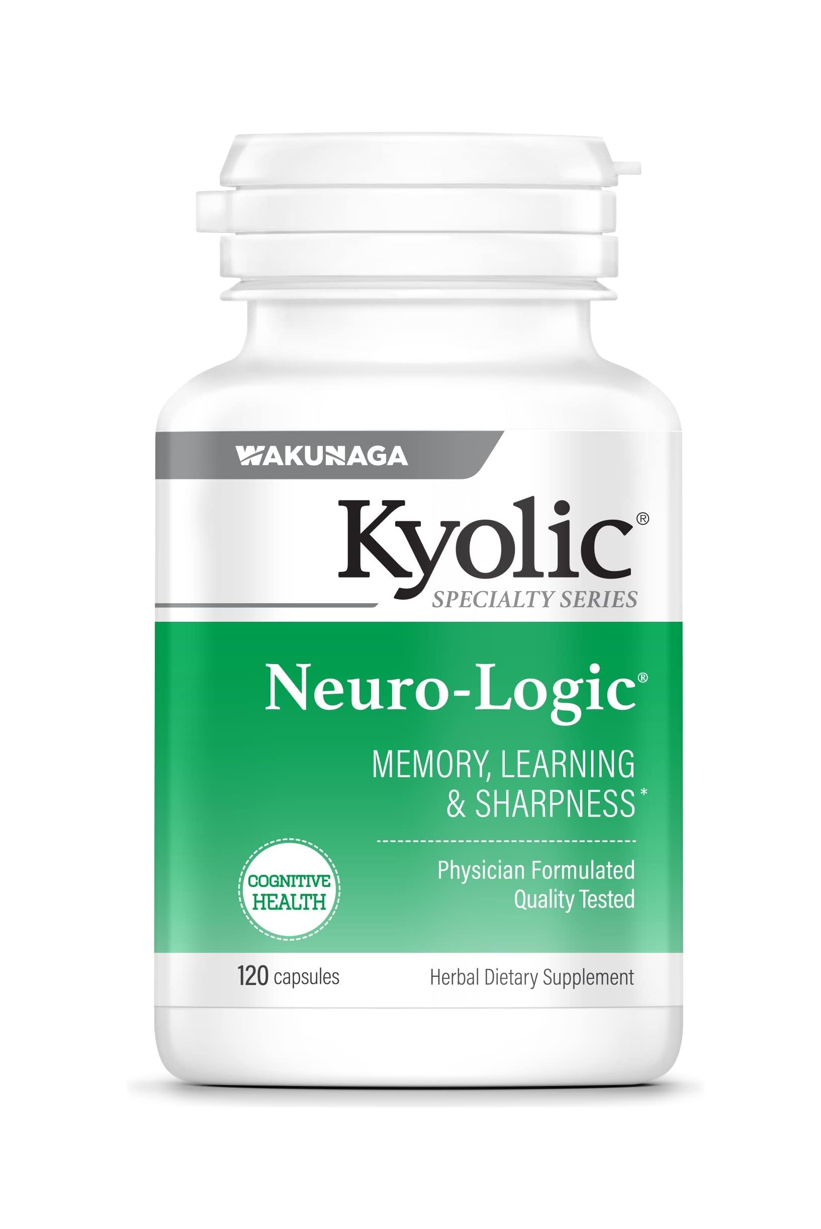 Kyolic Neuro-Logic memory capsules for focused daily brain support.