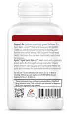 Kyolic Red Yeast Rice CoQ10 label highlights natural ingredients for cardiovascular support.