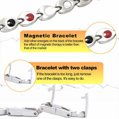 KYOSI magnetic bracelet with sizing tool, easy fit adjustment.
