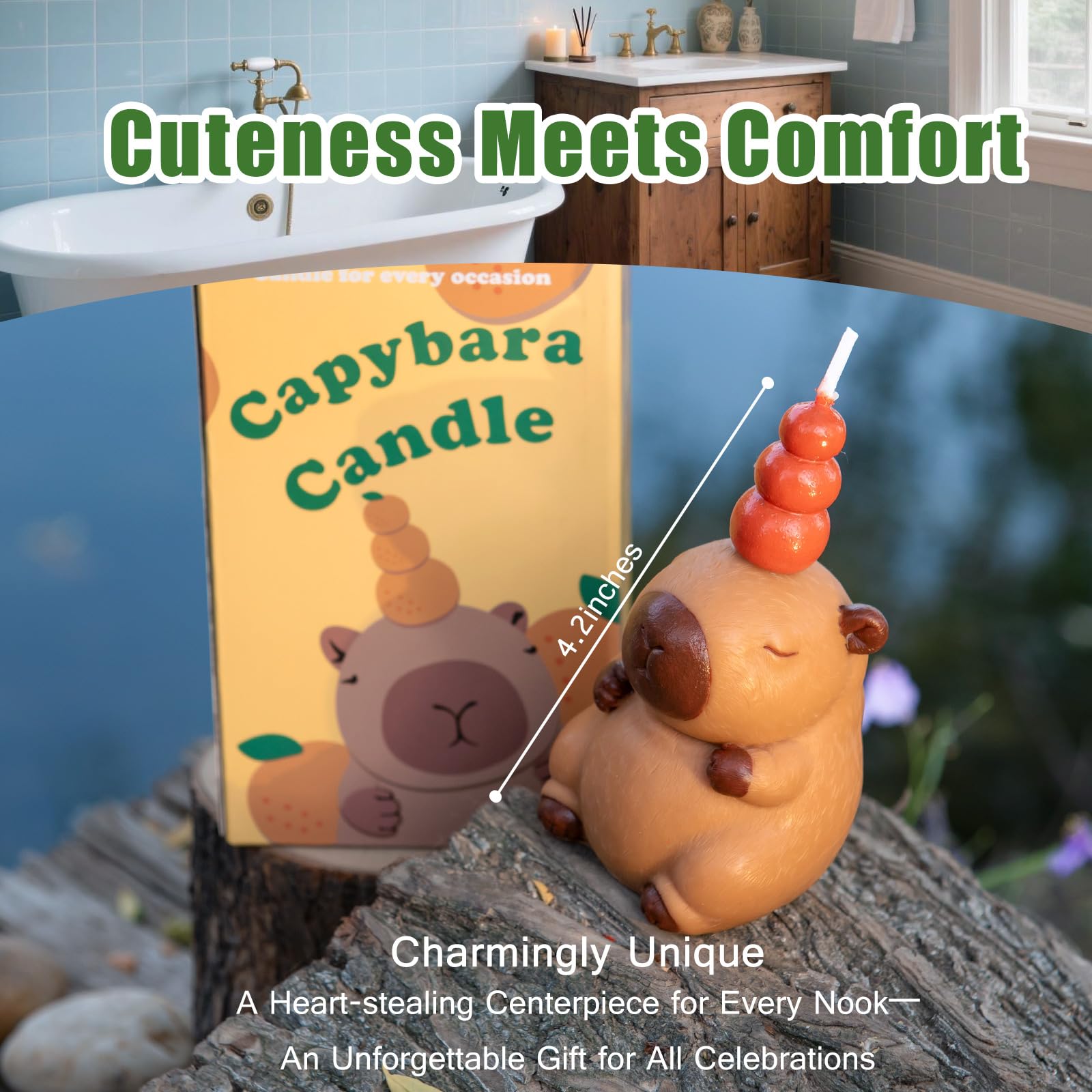 L&M Gifts capybara candle ready to gift inspires thoughtful self-care