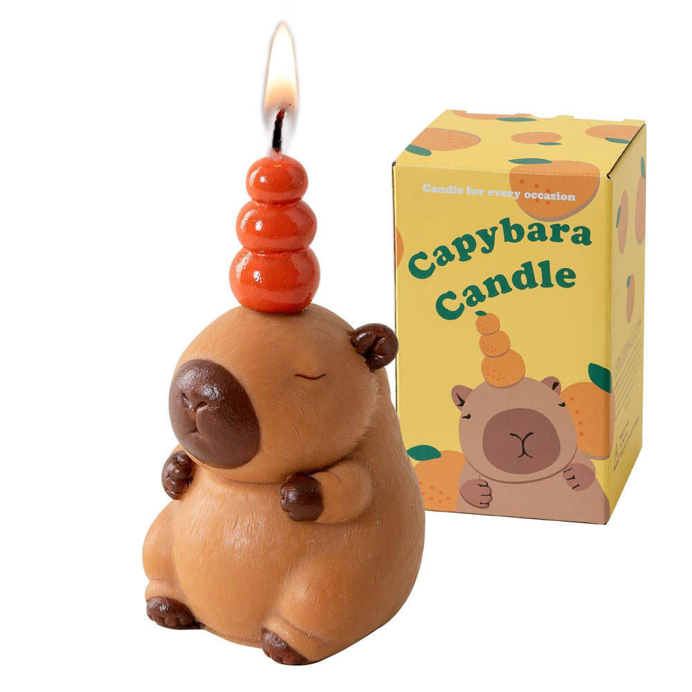 L&M Gifts cute capybara candle packaging highlights gift-ready presentation