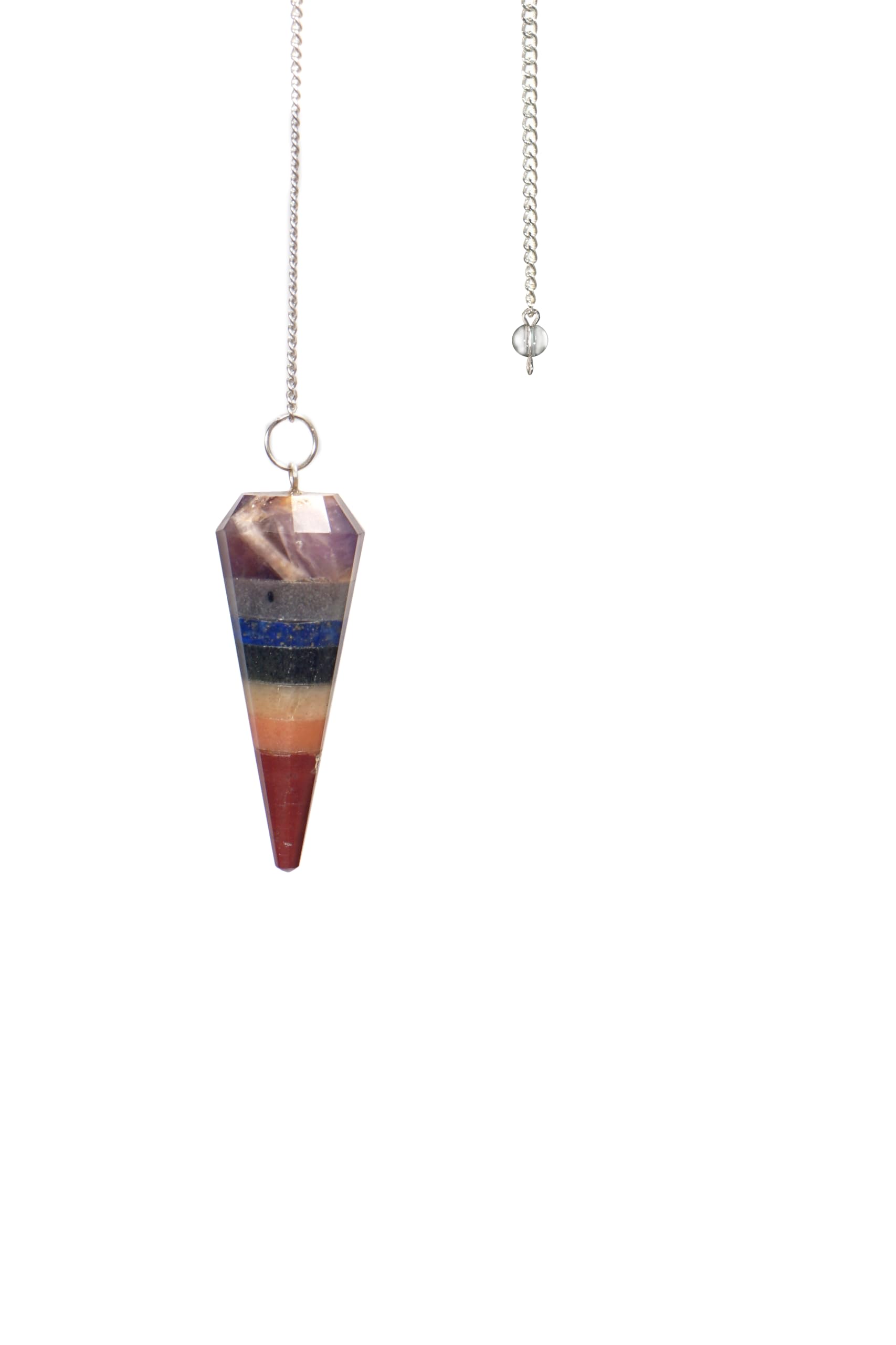 L Pedra Crystal pendulum close-up highlighting gemstone craftsmanship