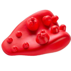 L-WASH Acupressure neck pillow front view showing ergonomic design for targeted relief