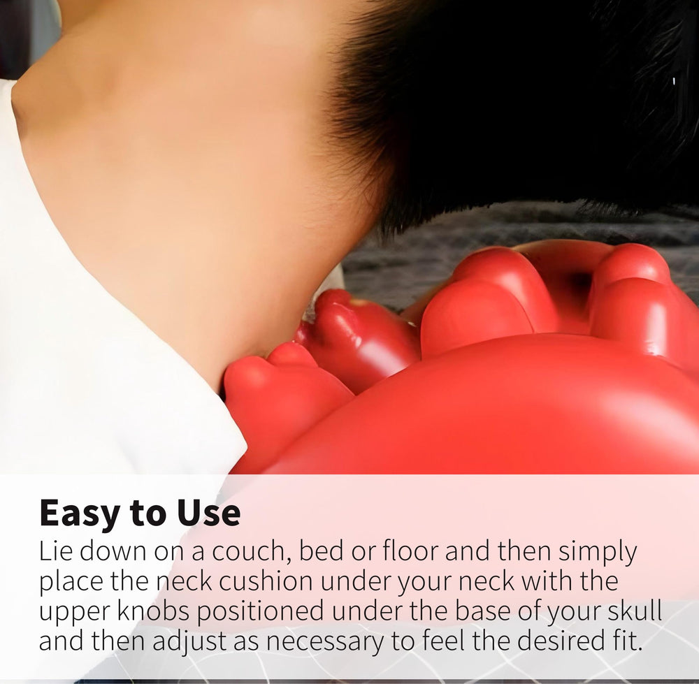 L-WASH neck pillow with travel-friendly design for on-the-go relief