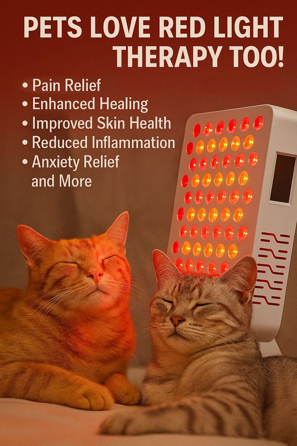 La Lumiere Therapy panel in use supports skin care and recovery routines.