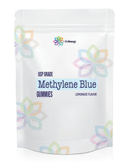 LA Synergy Methylene Blue Gummies bottle pour for easy daily vitality support.