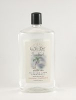 La-Tee-Da Some Beach lamp oil bottle pour creates a coastal, refreshing atmosphere