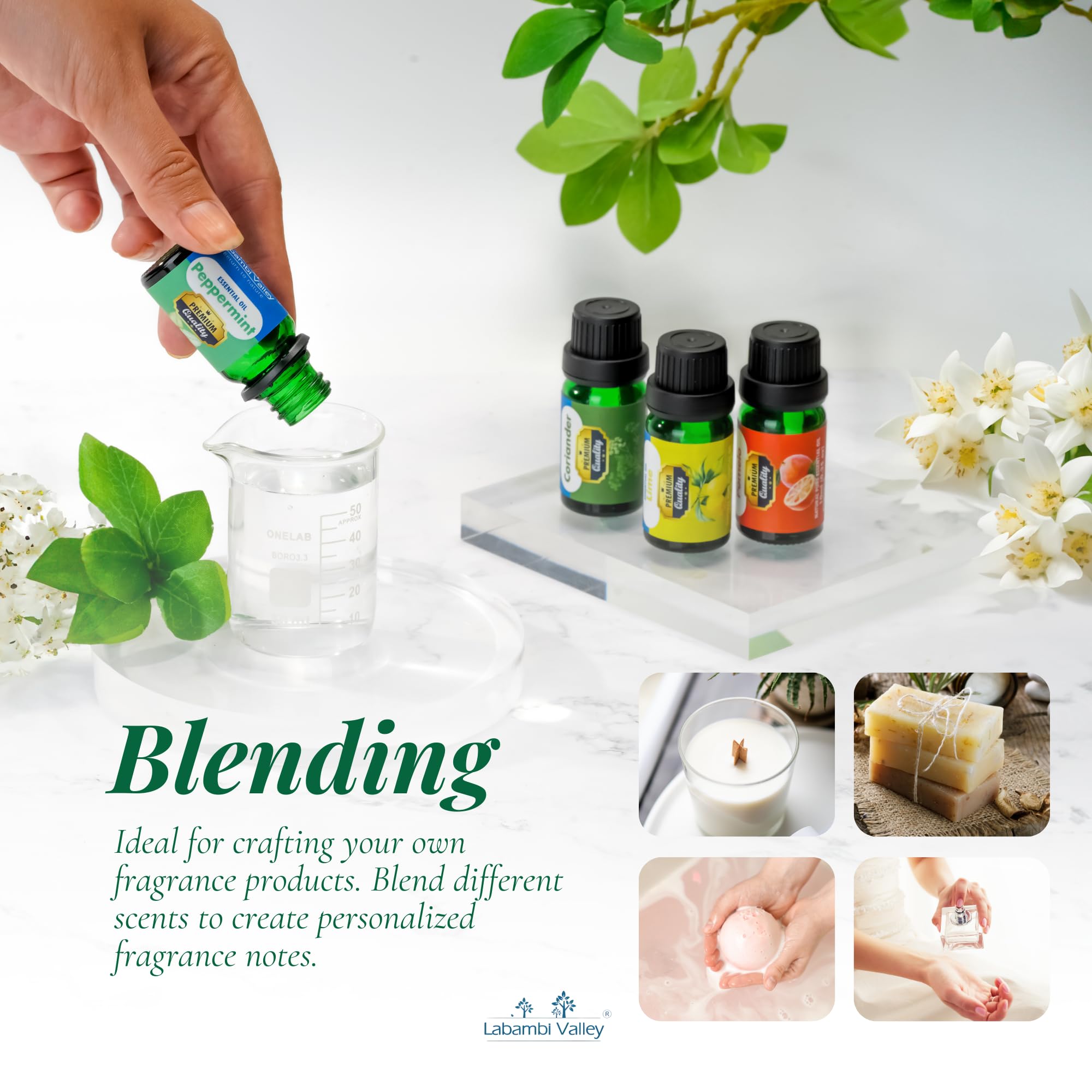 Labambi Valley lime oil in cleaning sprays adds natural citrus freshness.