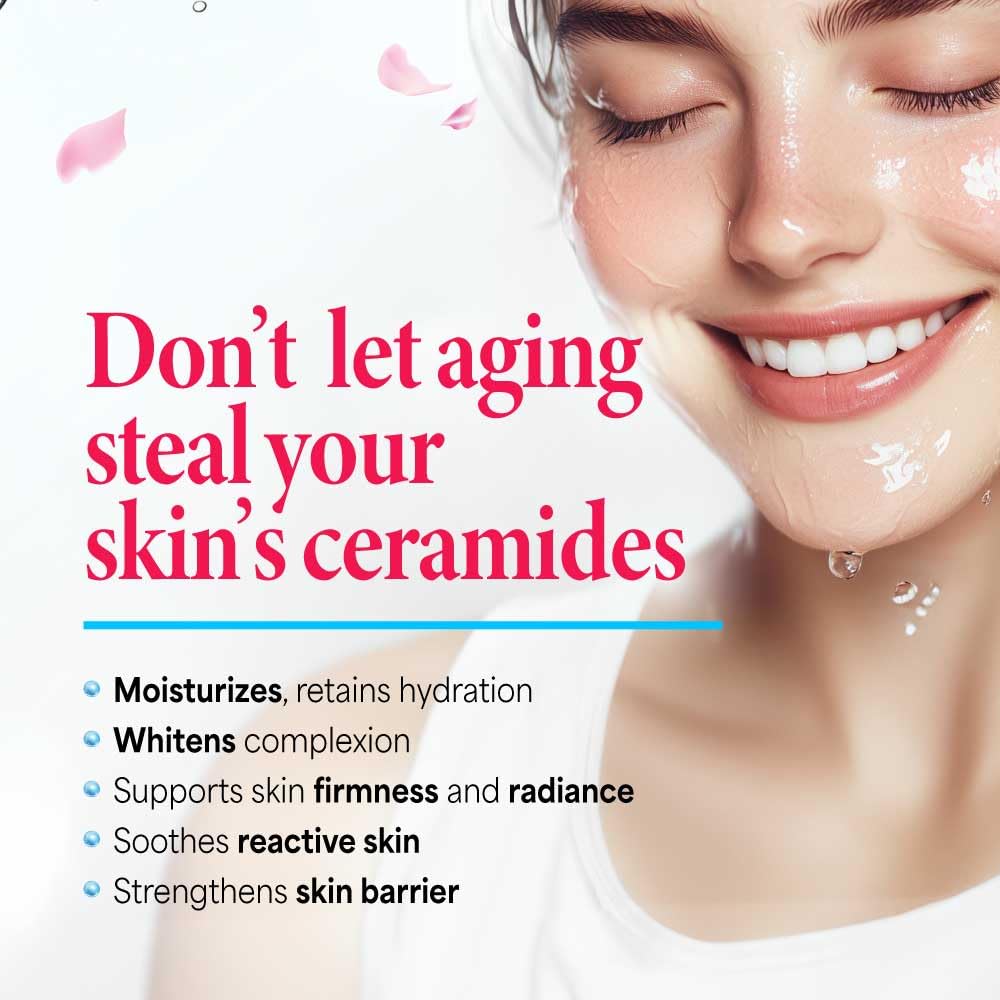 Wellness scene with capsules and glass of water, implying daily energy and vitality.