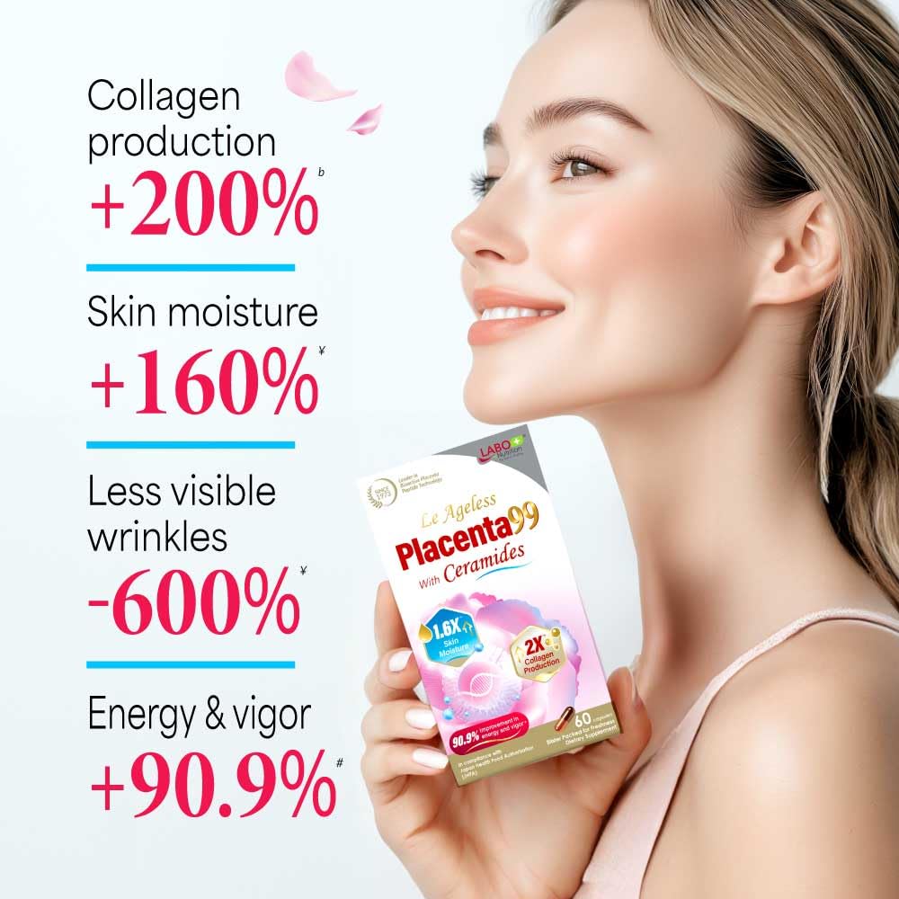 Oryza ceramides rice-derived formula pack highlighting moisture retention.