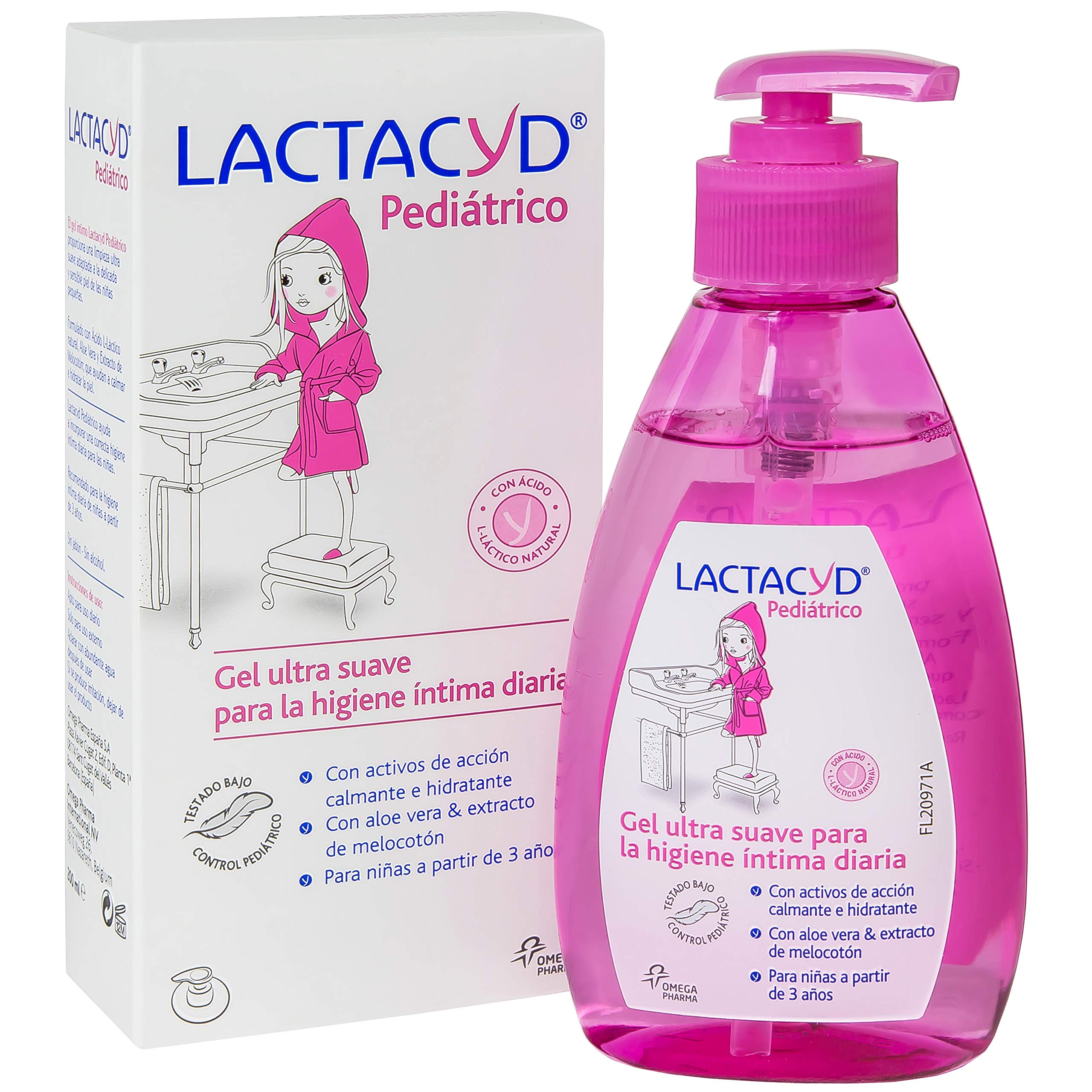 Lactacyd Girl 200ml bottle showcasing gentle daily hygiene for kids