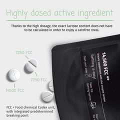 LactoJoy compact packaging designed for on-the-go dairy digestion adjustments.