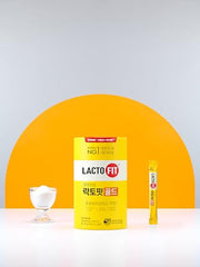 LACTO-FIT prebiotic and postbiotic support nourishes friendly gut bacteria.