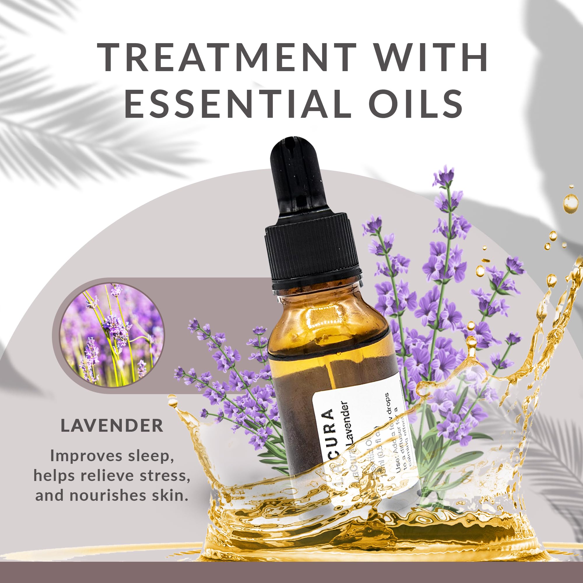 Lacura Pure Lavender Oil dropper enabling precise, mess-free application