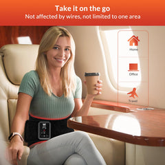 LAFCARE Red Light Belt adjustable fit supports different body areas with customizable light