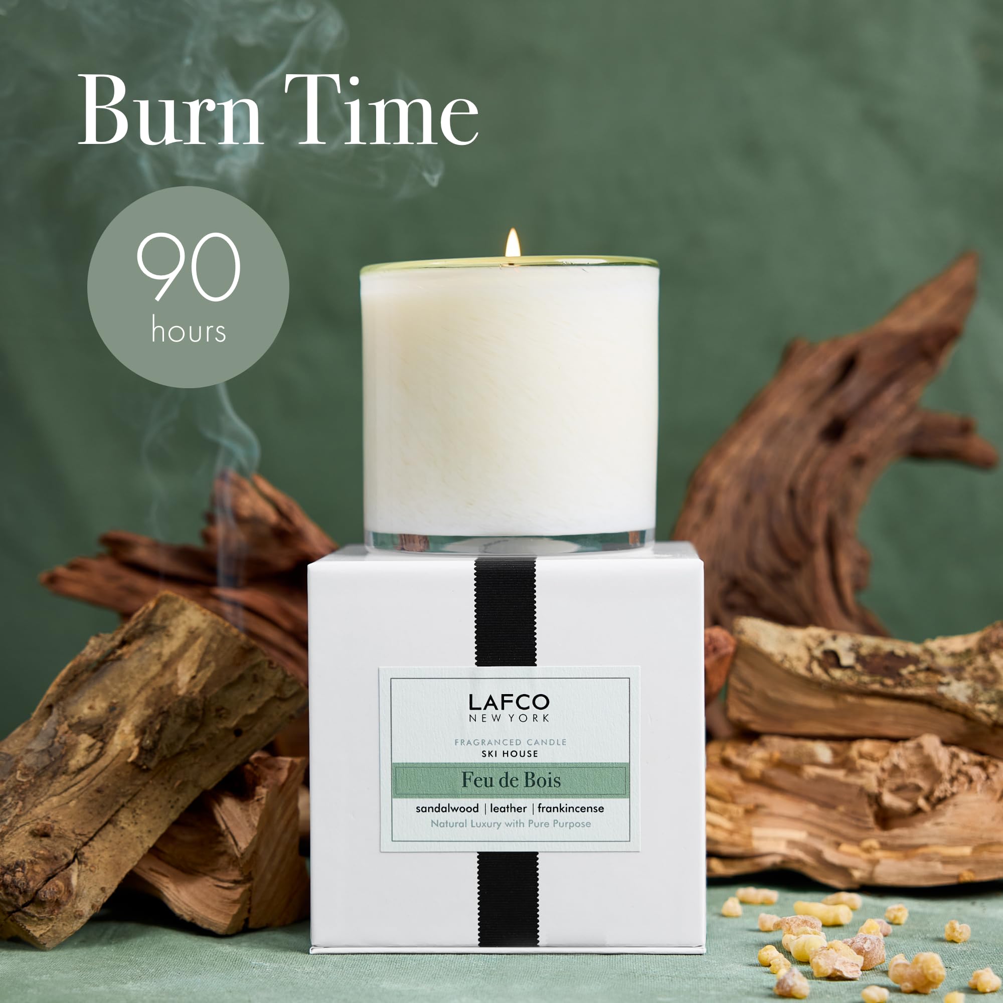 Two-pack Feu de Bois enhances rooms with paired ambiance options.