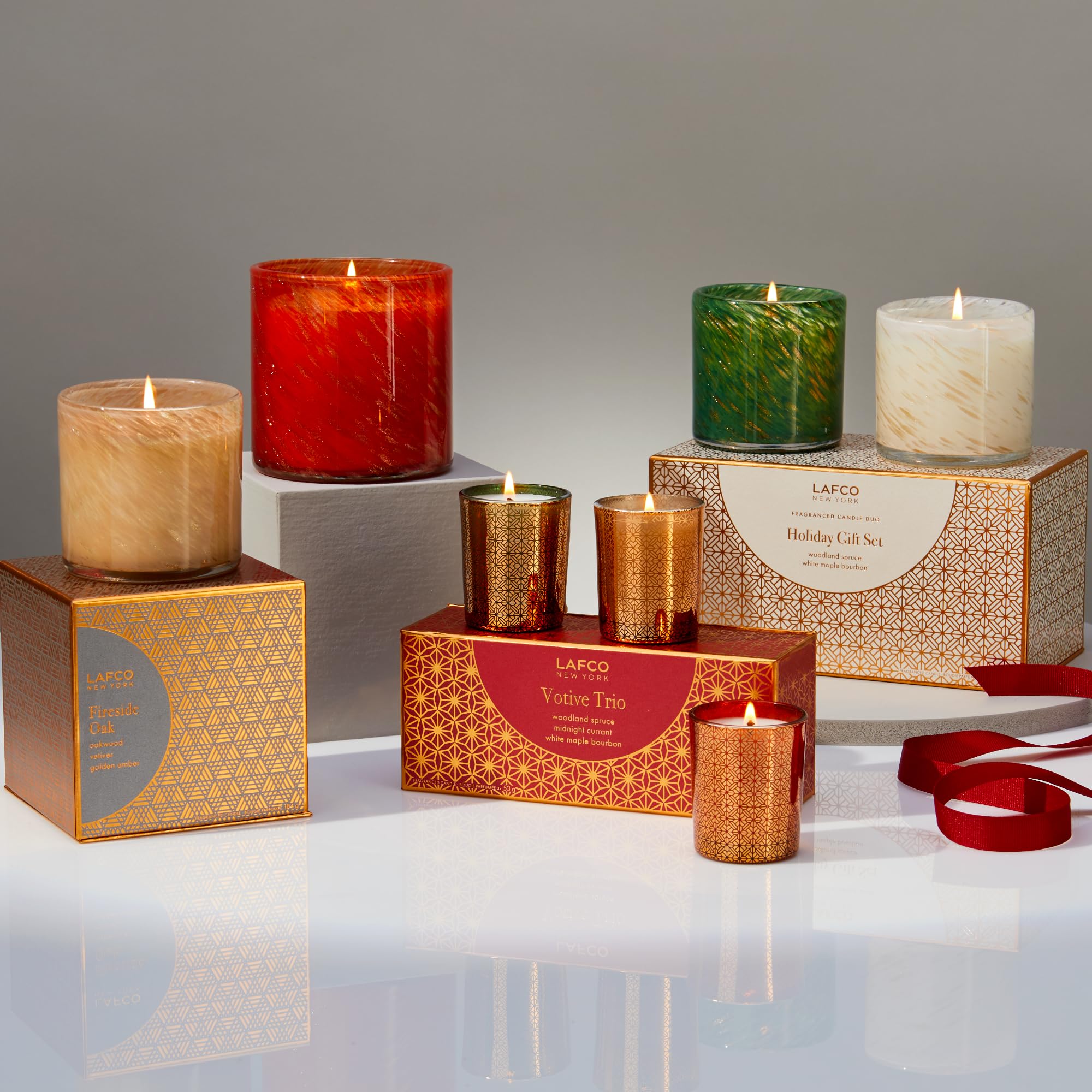 LAFCO New York Midnight Currant 15.5oz candle powers long burn.