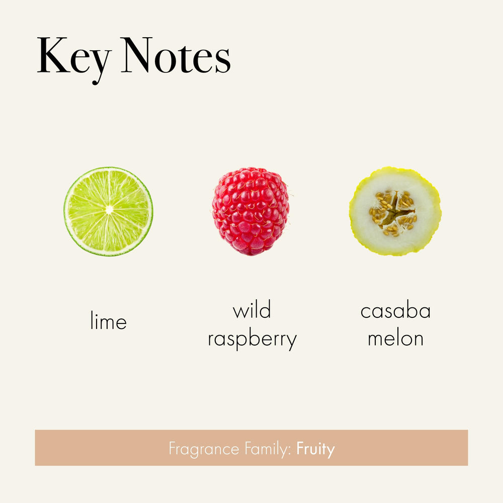 LAFCO New York Paloma Melon candle on veranda decor to evoke a summery mood.