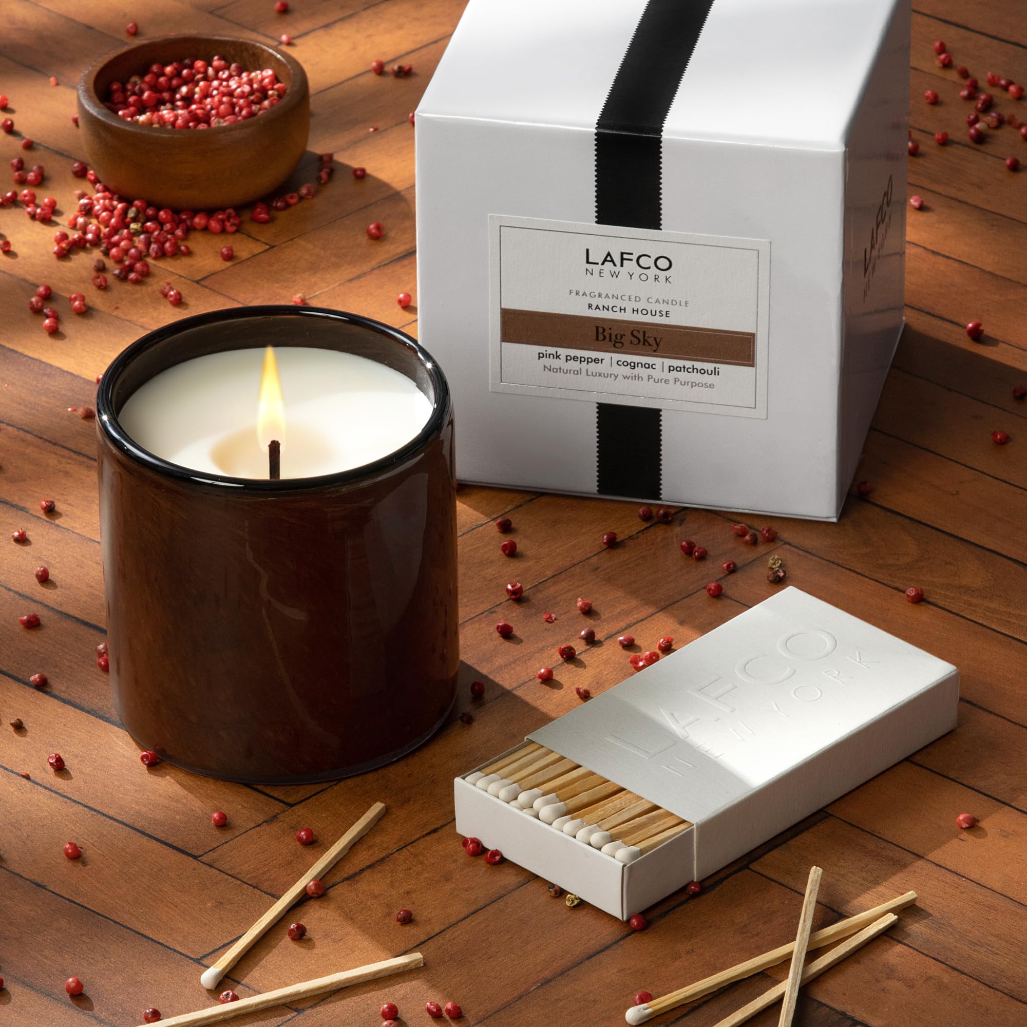 LAFCO New York Signature Big Sky made in USA packaging reflects craftsmanship.