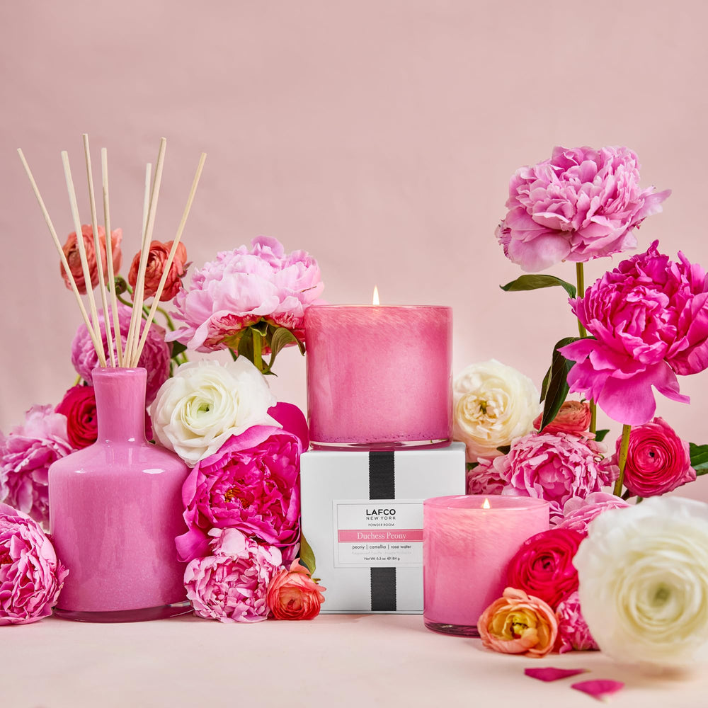 LAFCO Duchess Peony gift-ready candle ideal for thoughtful gifting.
