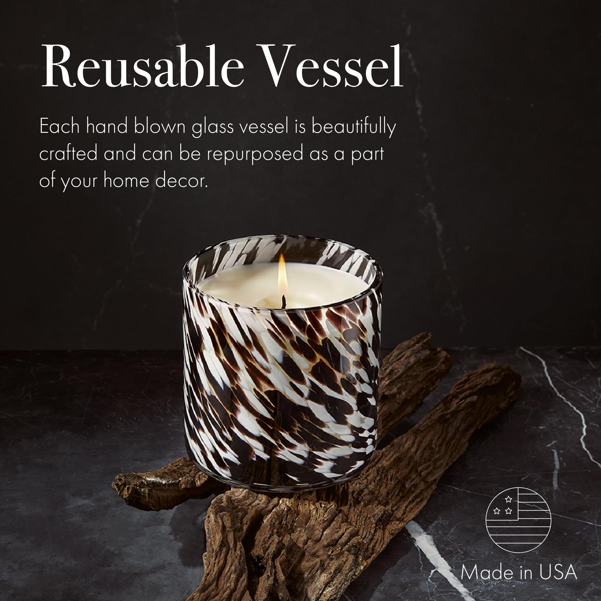 LAFCO New York fall candle evokes lounge ambience in living spaces.