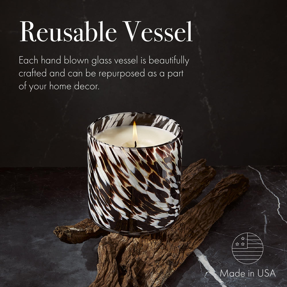 LAFCO New York fall candle evokes lounge ambience in living spaces.