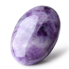 LAIDANLA amatista, piedra palma pulida para uso diario en bolso.