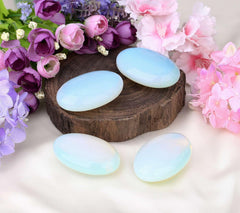 LAIDANLA Opal palm stone pocket carry supports stress relief on the go