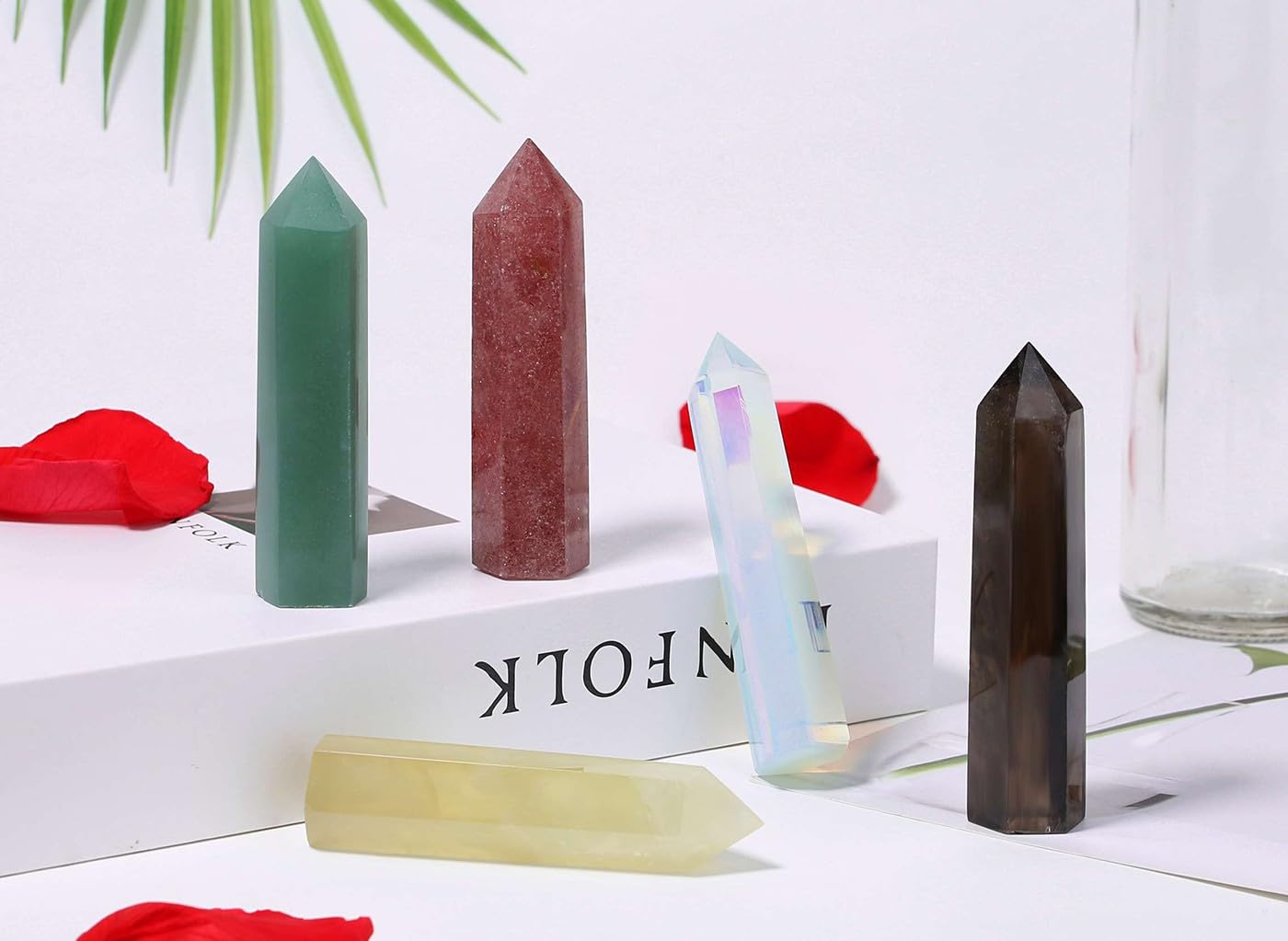 LAIDANLA Smoky Quartz wand in gift box, ready for gifting