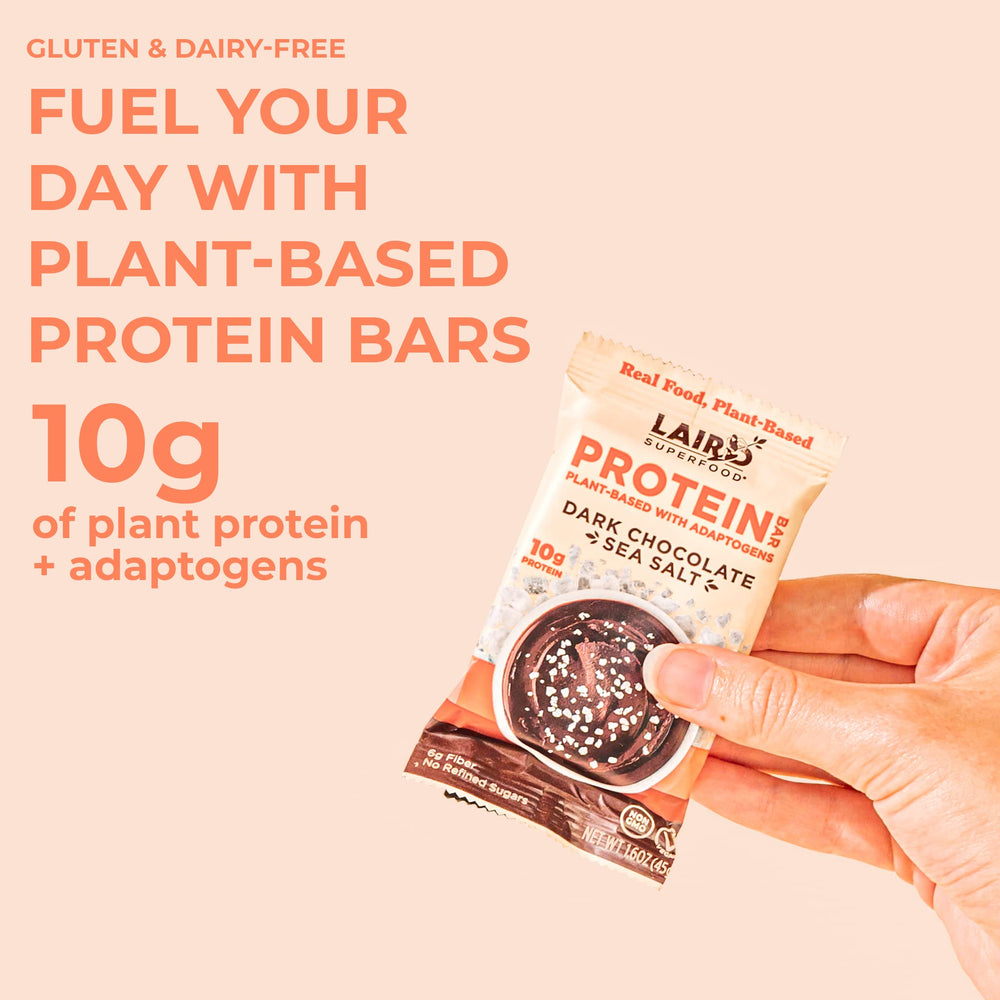 Laird bar vegan and gluten-free suitable for many diets.