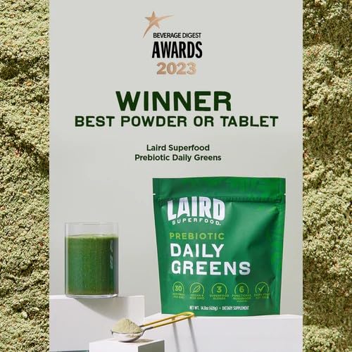 Laird Superfood nutrition facts chart displays vitamin and mineral content
