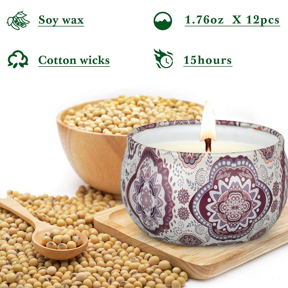 LAJDL Lavender scent for calming atmosphere and relaxation.