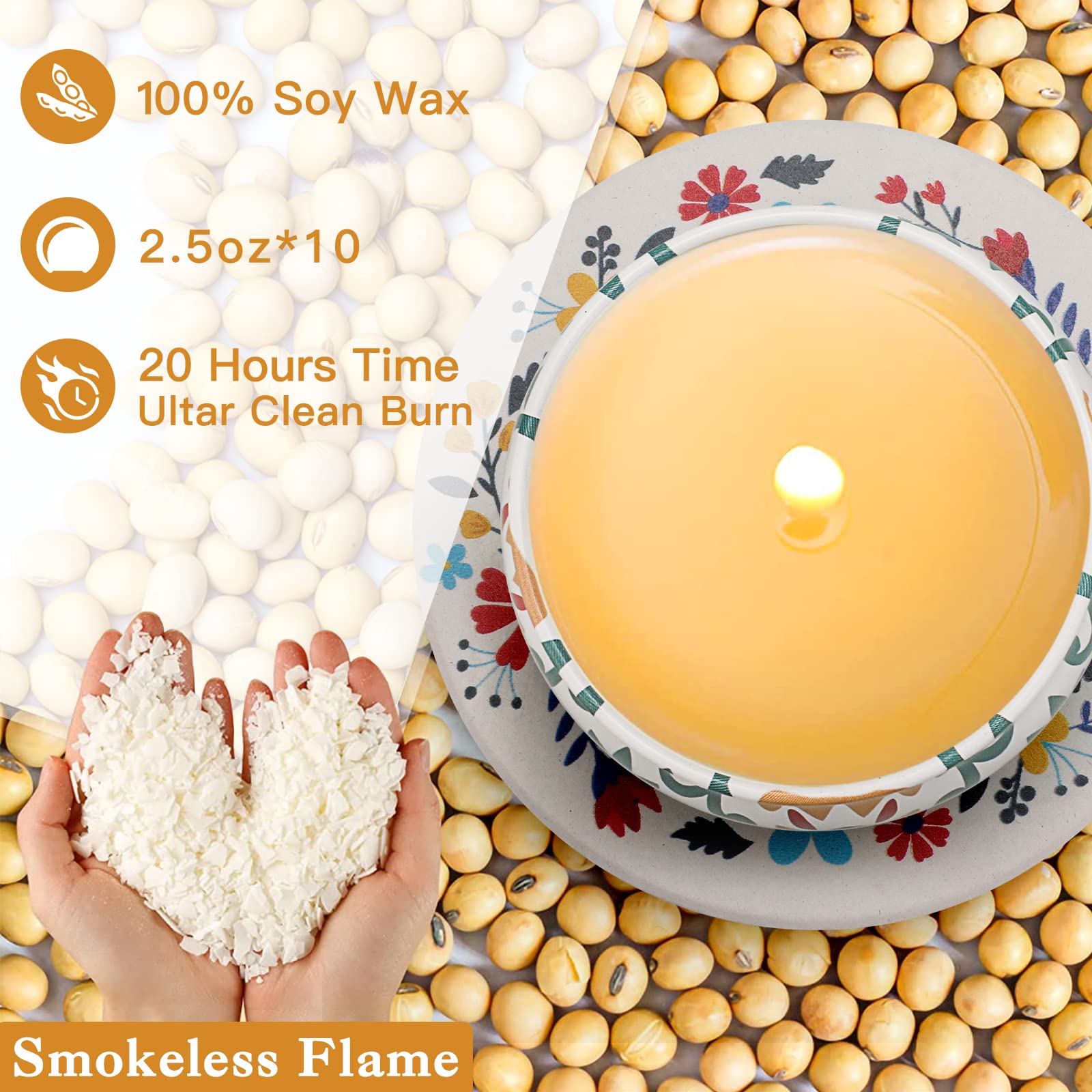LAJDL candle tins showcase artistically patterned designs