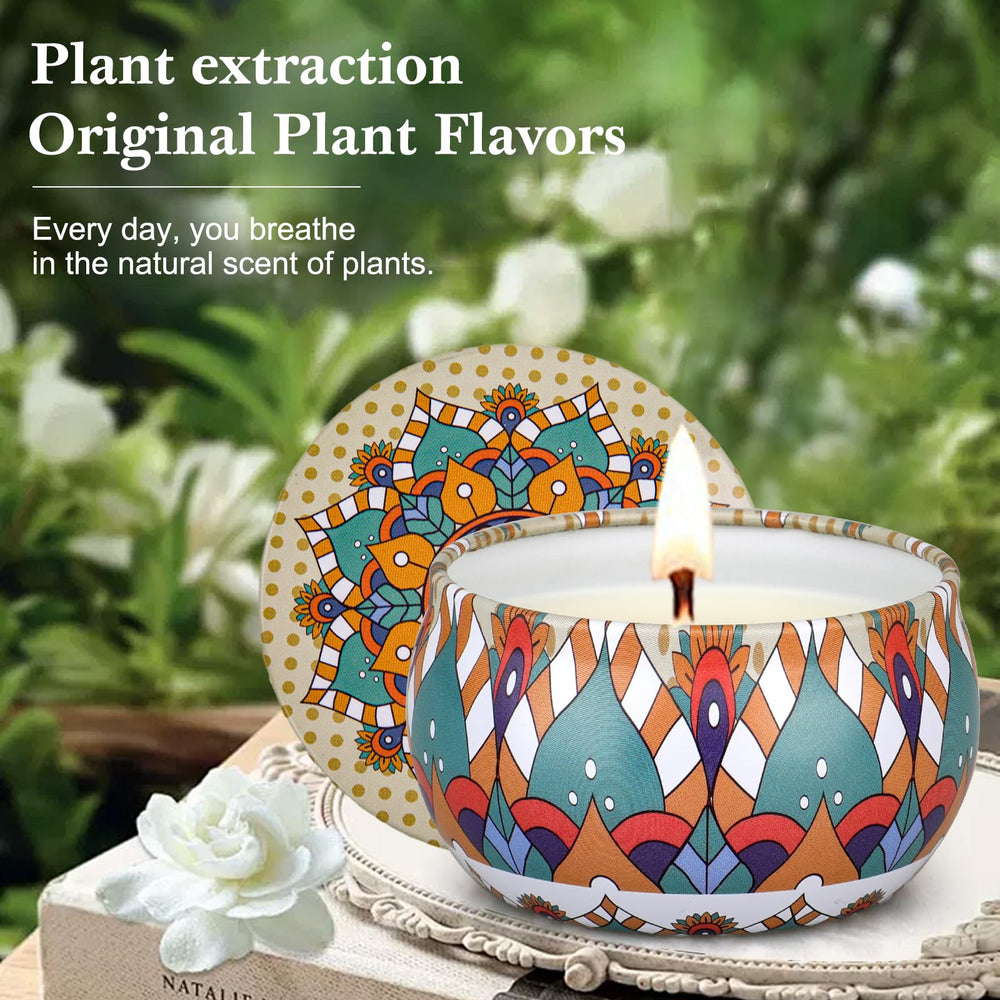 LAJDL Soy Wax Candles with lead-free wick for clean burn and lasting fragrance.