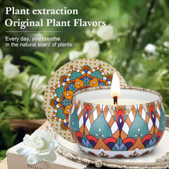 LAJDL Soy Wax Candles with lead-free wick for clean burn and lasting fragrance.