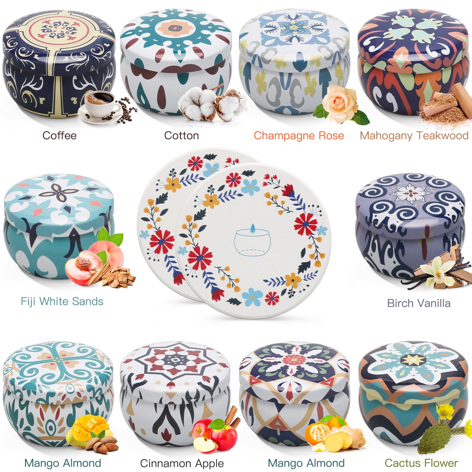 LAJDL ten-pack candles offering a versatile aroma collection