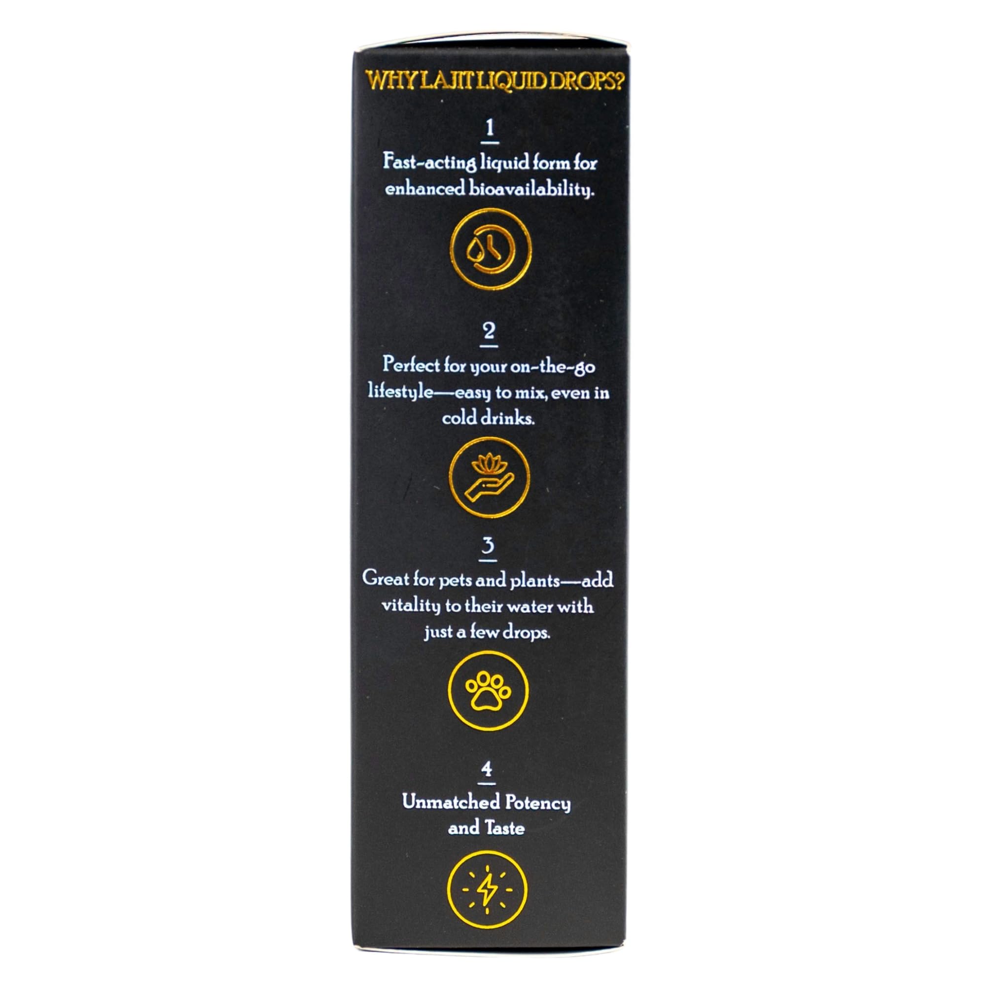 Lajit packaging closeup showcases premium presentation and product integrity.