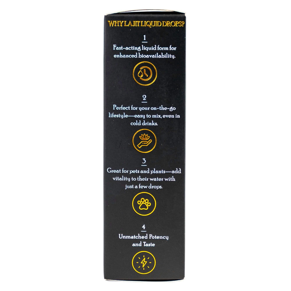 Lajit packaging closeup showcases premium presentation and product integrity.