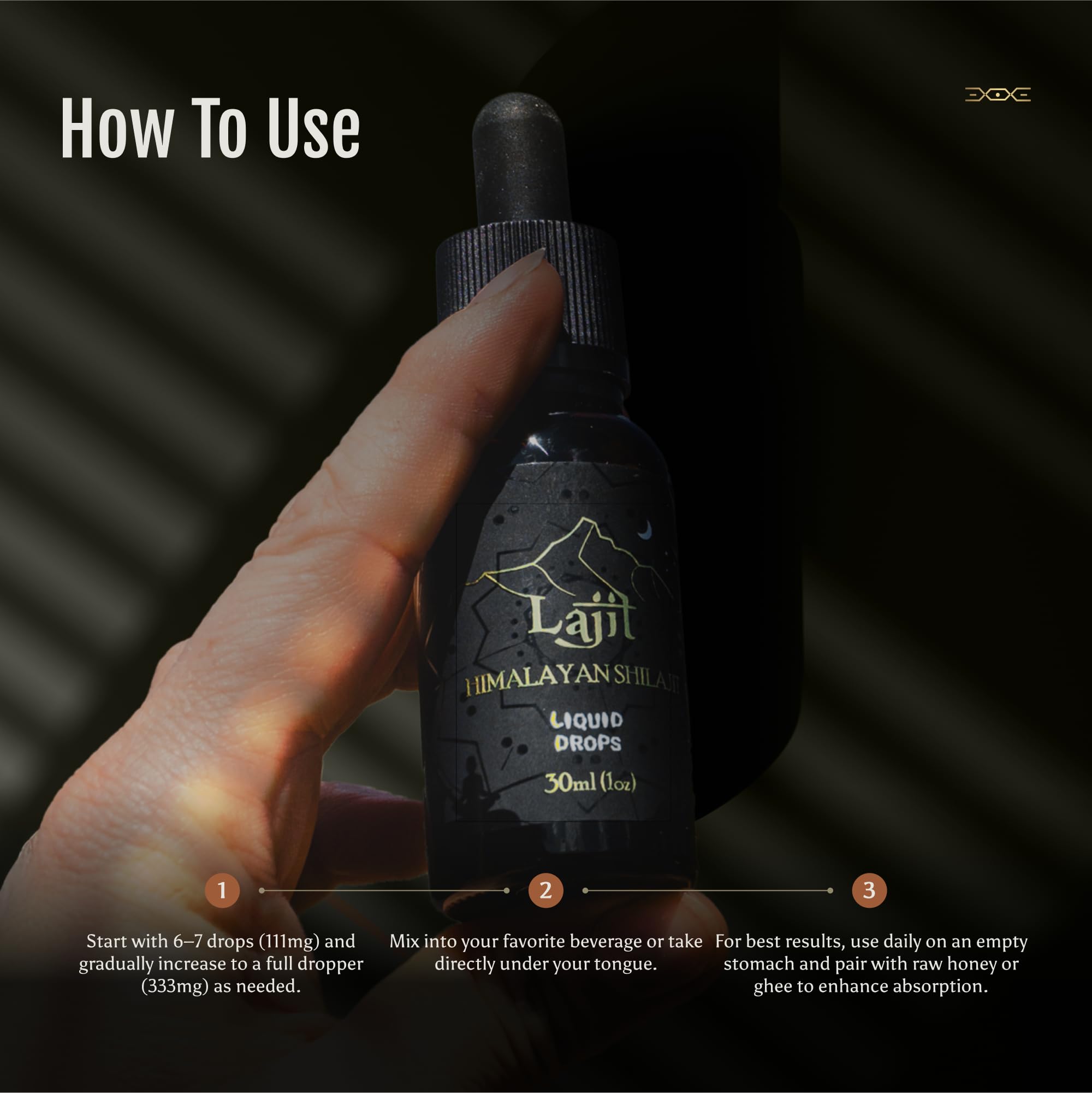 Lajit sun-dried resin image evokes high-altitude harvest quality.